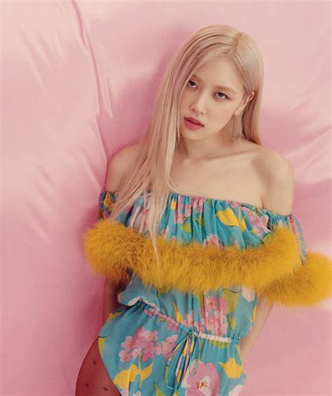 blackpink rose photoshoot